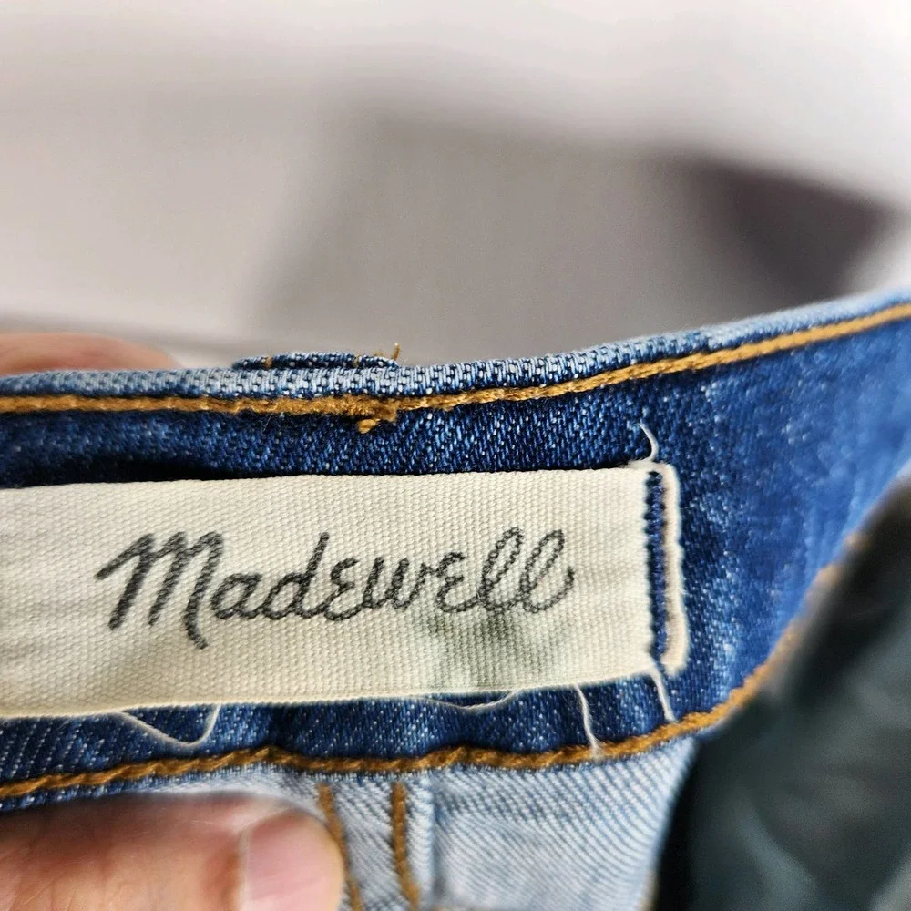 Madewell High Rise Denim Shorts Glenoaks Wash Cutoff‎ Edition Size 24